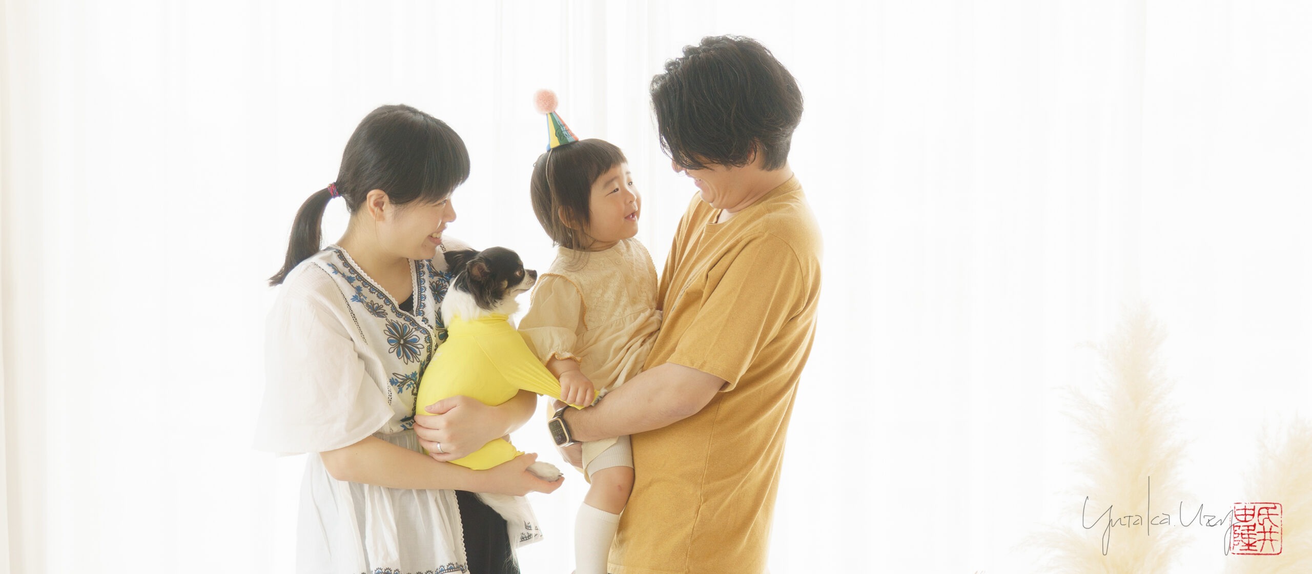 感動に満たされ、幸せがあふれる家族写真を。