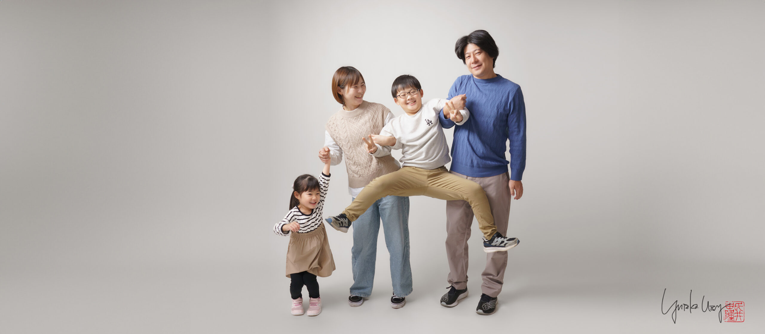 感動に満たされ、幸せがあふれる家族写真を。