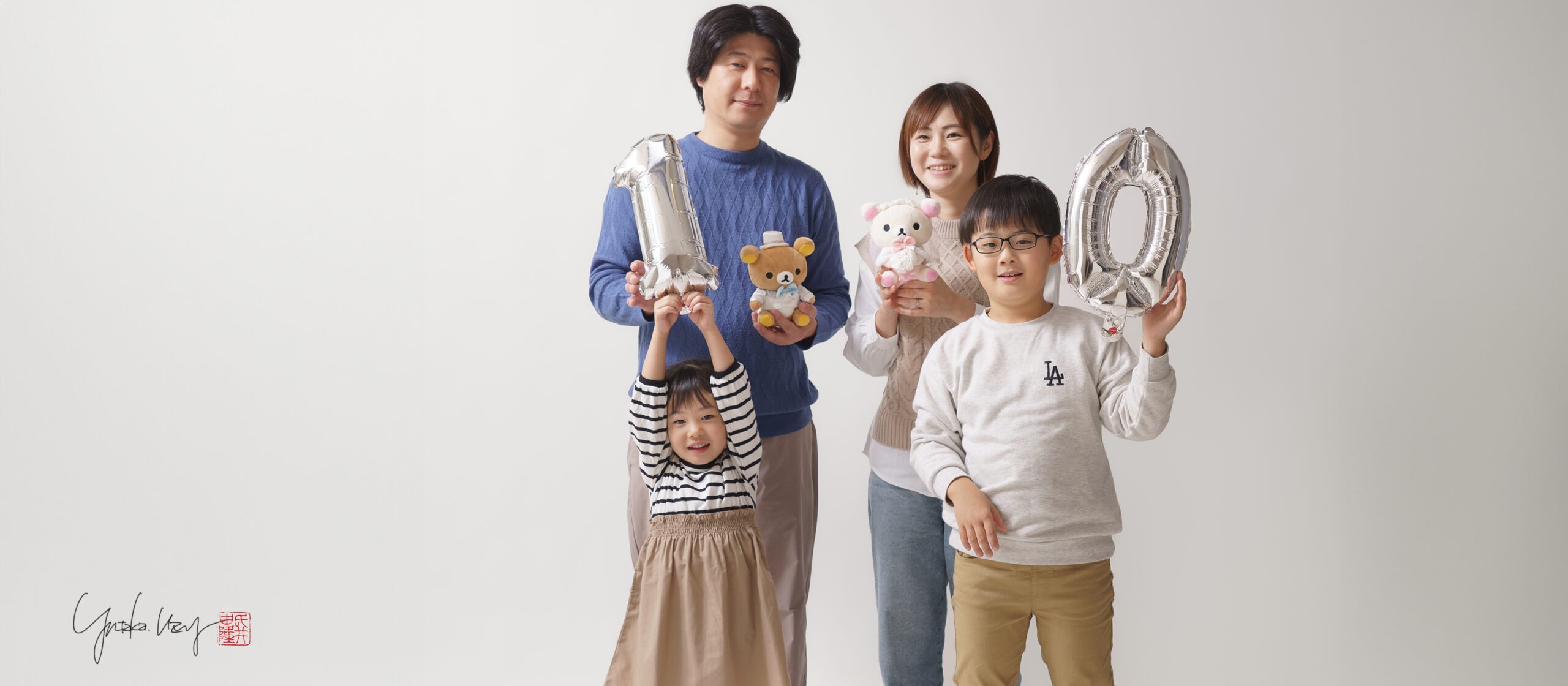 感動に満たされ、幸せがあふれる家族写真を。