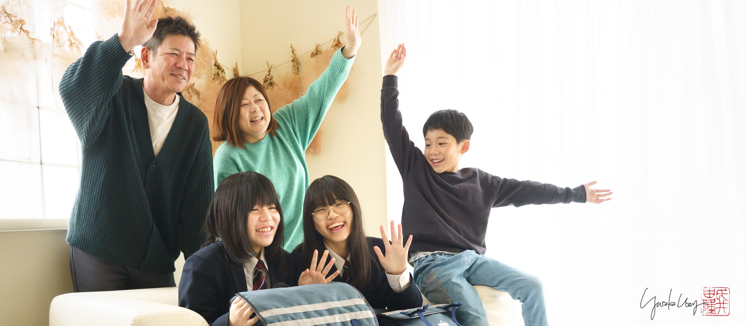 感動に満たされ、幸せがあふれる家族写真を。